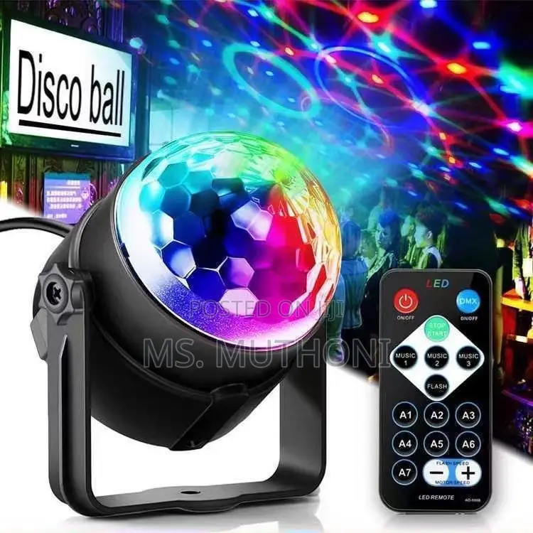 Mini Crystal Remote Control Light*/ Disco Ball