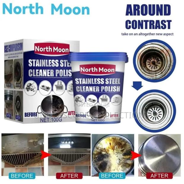 *100g Rust Remover Kitchen Stainless Steel Pot Pan. - main view