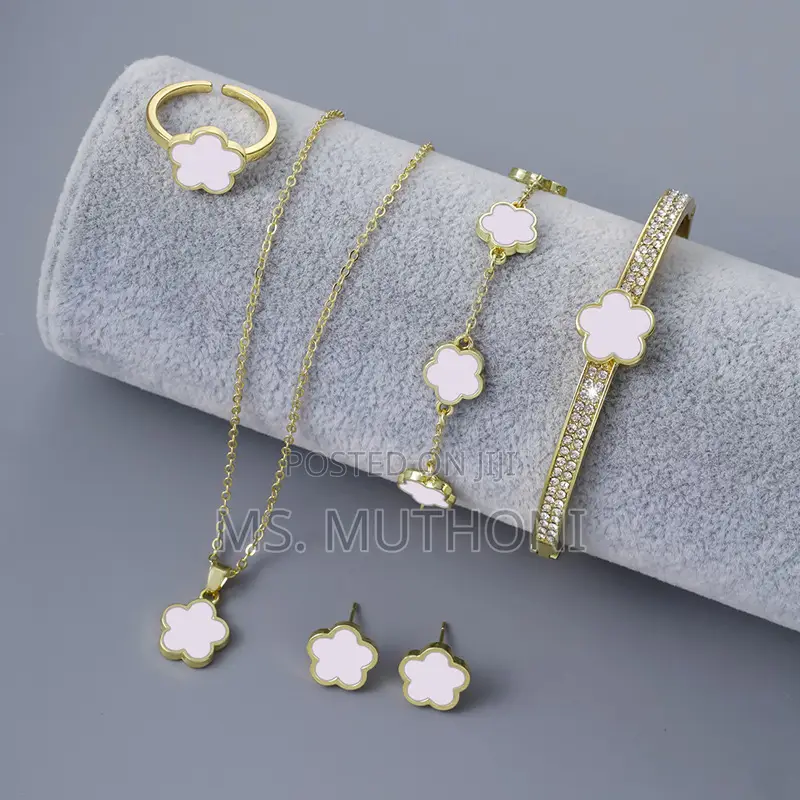 Trendy Hot Floral Ladies Jewellery Set