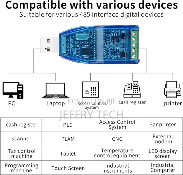 USB to RS485 Serial Adapter, CH340/341,- - thumbnail 2