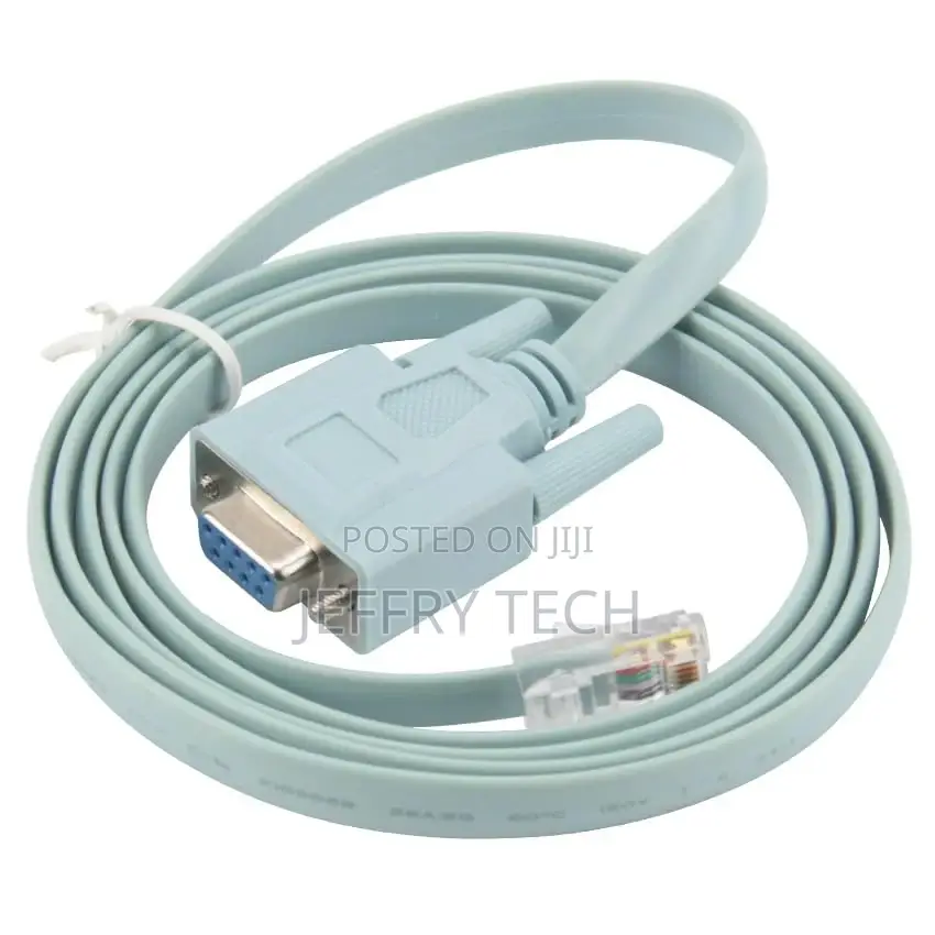 Db9 Female to Rj45 Male Lan Female Rollover Serial Port Ethe
