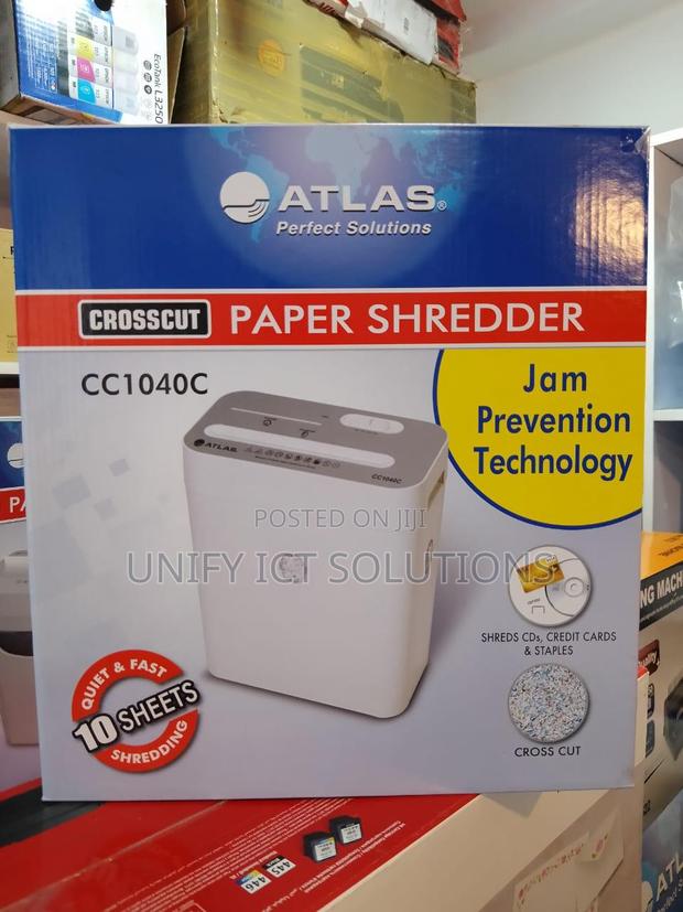 Atlas Cc1040 Crosscut Paper Shredder 10 Sheets