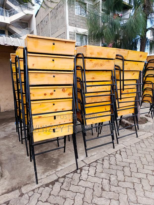 School Lockers and Chairs