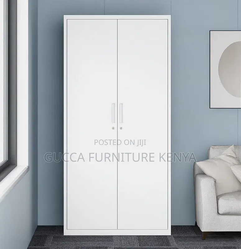 Cabinets: Steel Staff Double Door Locker Storage Cabinet