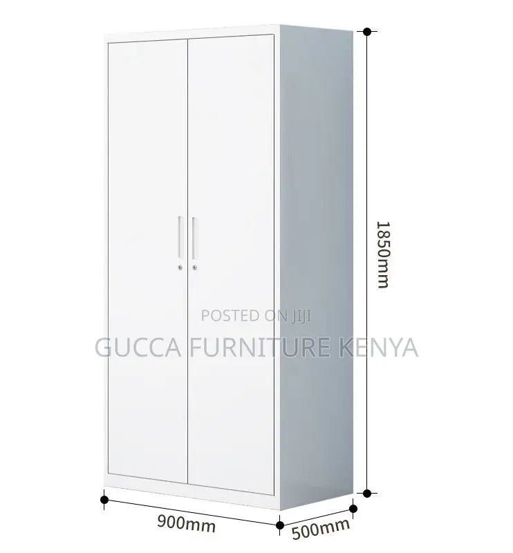 Cabinets: Steel Staff Double Door Locker Storage Cabinet