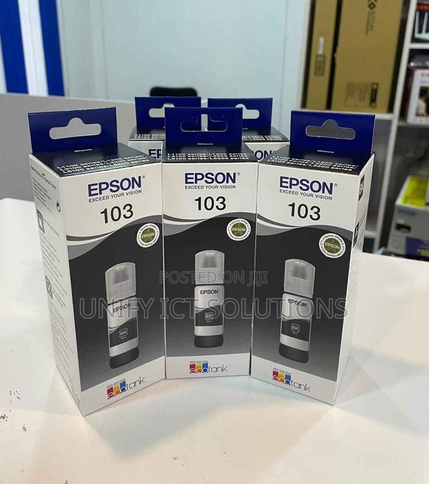 EPSON Ecotank Ink Bottle 103bk Black - main view