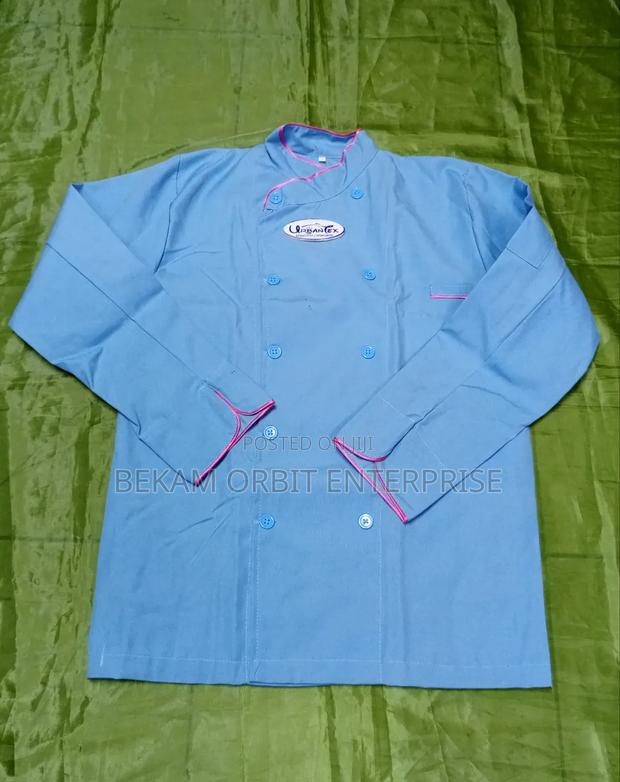 Front Reversible Poly-cotton Chef Jacket - thumbnail 2
