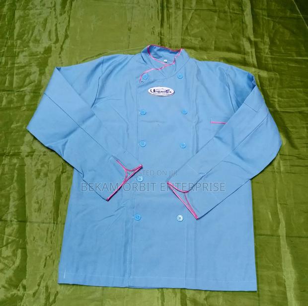 High Quality Customized Poly-cotton Unisex Chef Jacket - thumbnail 2