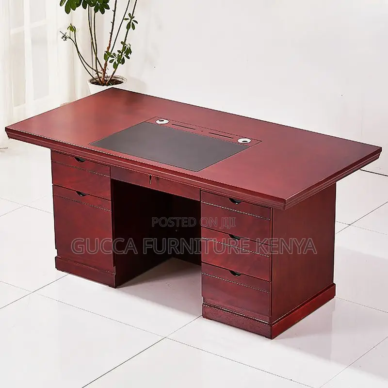 Office Desk:120cm Scarlet Study Desk With Lockable Drawer
