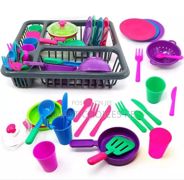 *Pretend Cookware Kitchen Dish Toy for Kids 28pc Set - main view
