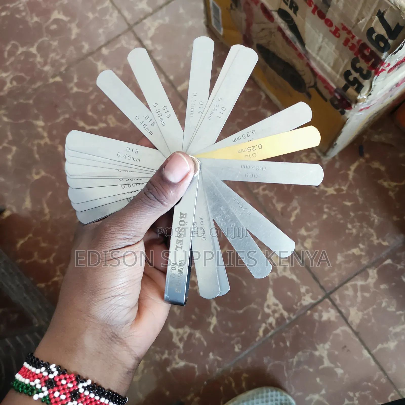 Feeler Gauges 32 Blades Metric Gap Width Filler Gauges