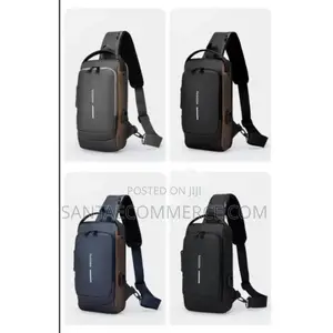 Waterproof Sling Bag With USB Charging Port