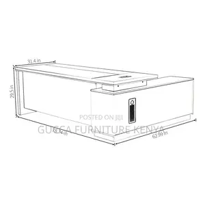 Office Tables:Luxury Office Computer Desk With Side Cabinet