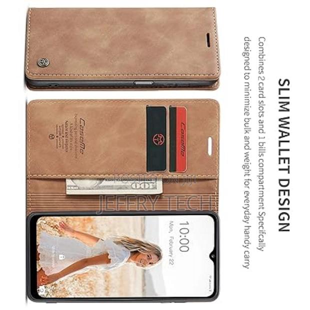Samsung Galaxy A32 5G Case, Magnetic Stand Flip Leather - thumbnail 2