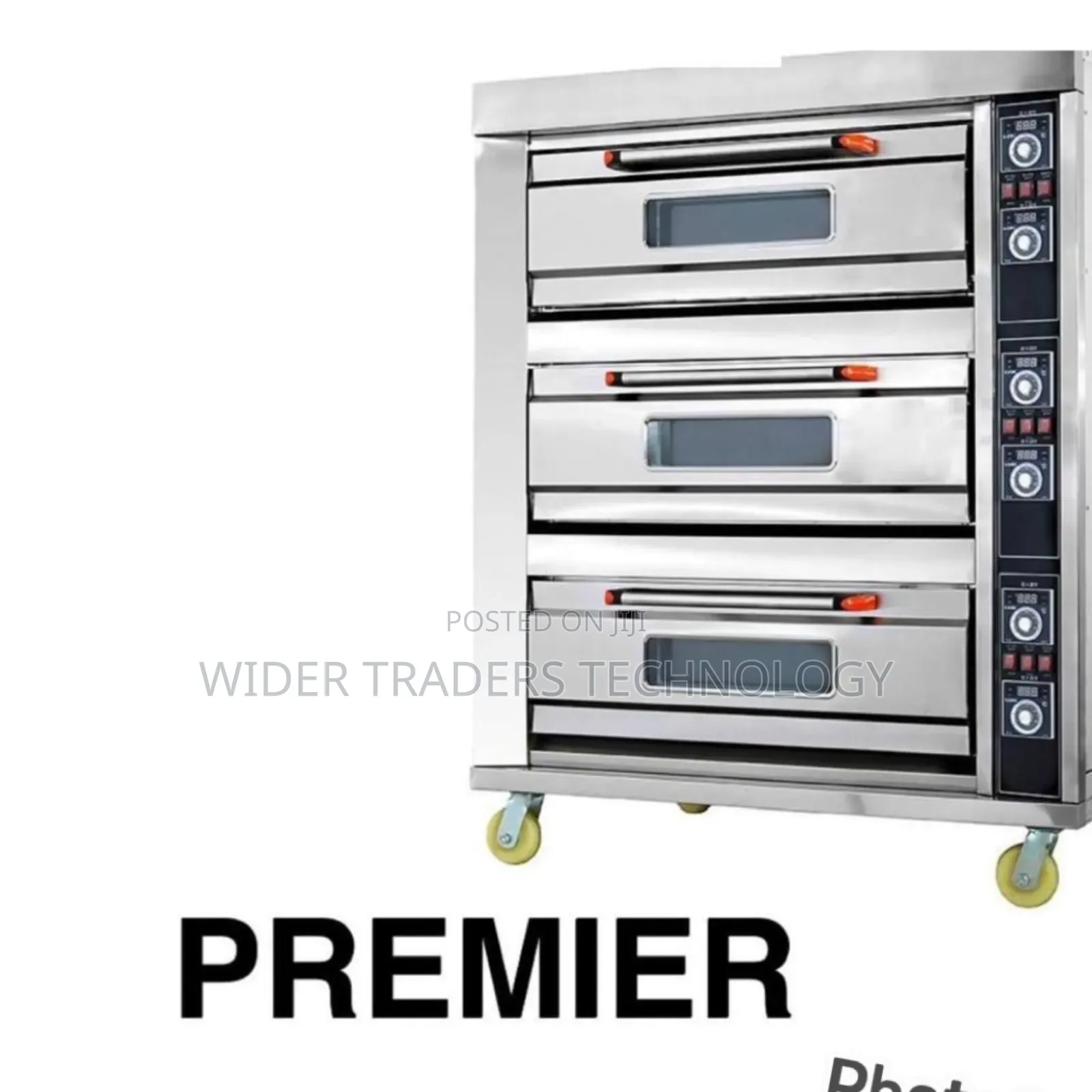 Premier Three Decks Six Trays Commercial Electric Oven