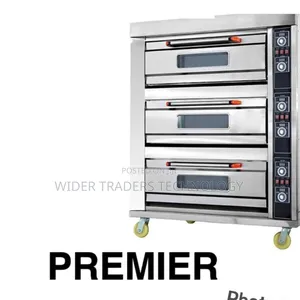 Premier Three Decks Six Trays Commercial Electric Oven