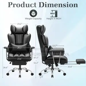 Office Chairs:Ergonomic Leather Executive Style Office Chair