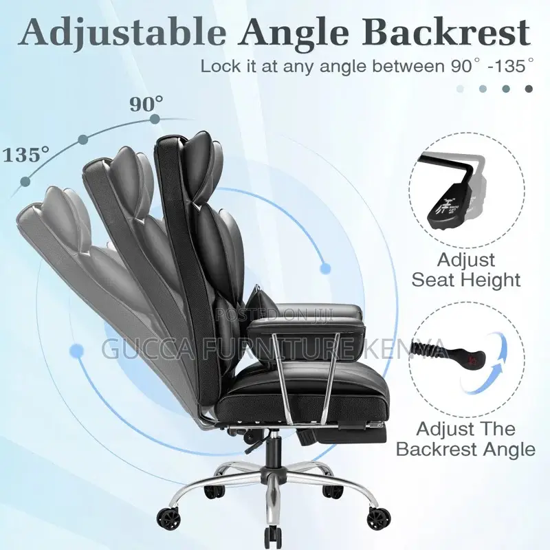 Office Chairs:Ergonomic Leather Executive Style Office Chair