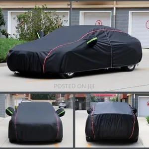 High Quality Universal BLACK Car Cover With Fleece on The