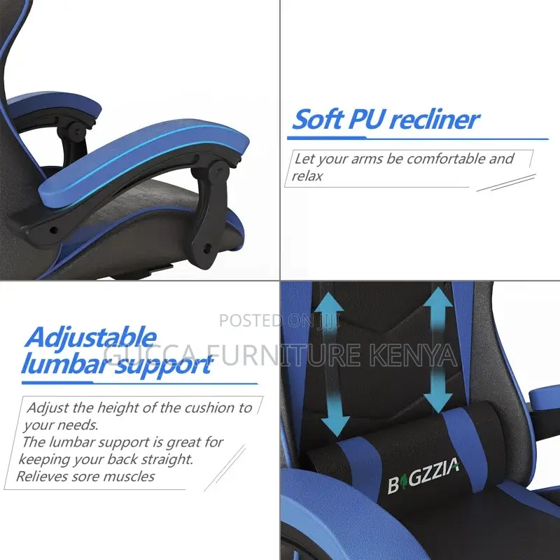 Office Chairs:Ergonomic Swiveling PC Racing Game Chair