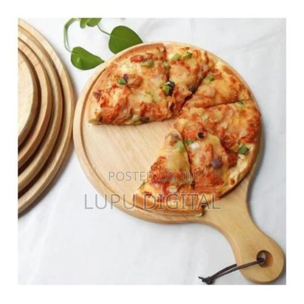 Wooden Bamboo Pizza Plate Chop Board - thumbnail 4