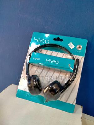 Rapoo H120 Wired Stereo Headphone 3.5 MM Jack - thumbnail 2