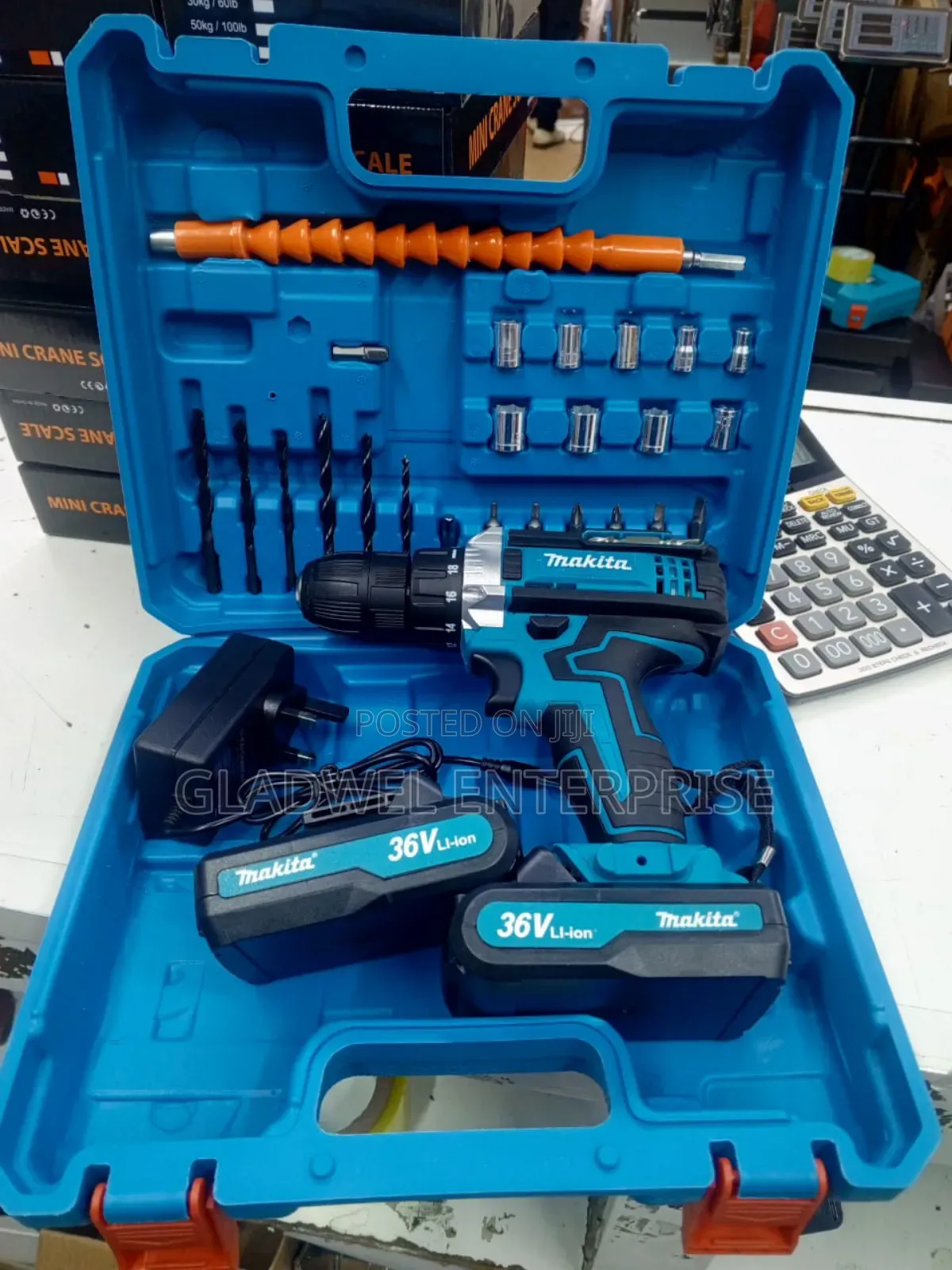 36v Makita Cordless Drill With Bits