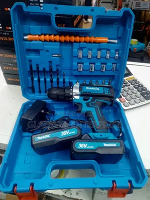 36v Makita Cordless Drill With Bits