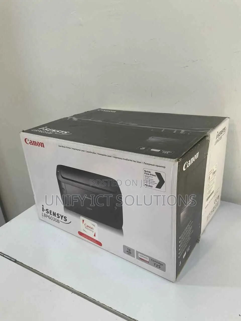 Canon I-Sensys LBP6030B Mono Laser Printer Single Function
