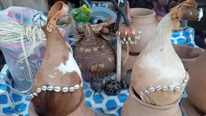 Vintage Gourd Water Pitcher
