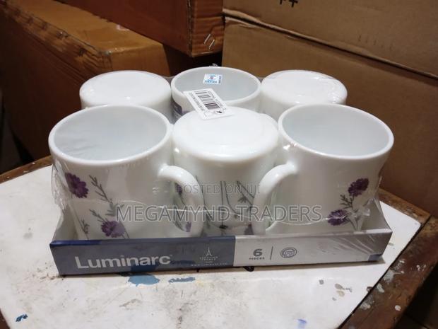 6pc Luminarc Mugs / Luminarc Cups - thumbnail 2