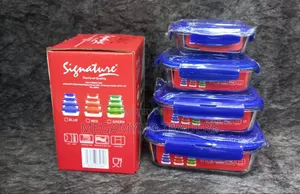 4pc Set High Borosilicate Glass Lunch Box/Glass Lunch Box