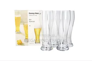 4pc Beer Glass 600ml/Bar Glasses