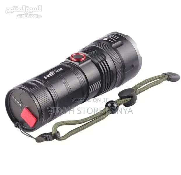 P701 Rechargeable Torch Powerbank With Zoom Security Torch - main view