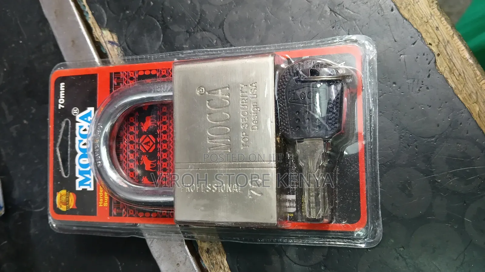 Usa Design Padlock 70mm Mocca Gate Lock