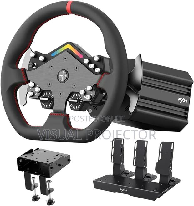PXN V12 Lite Game Steering Wheel for Playstation Xbox and Pc - main view