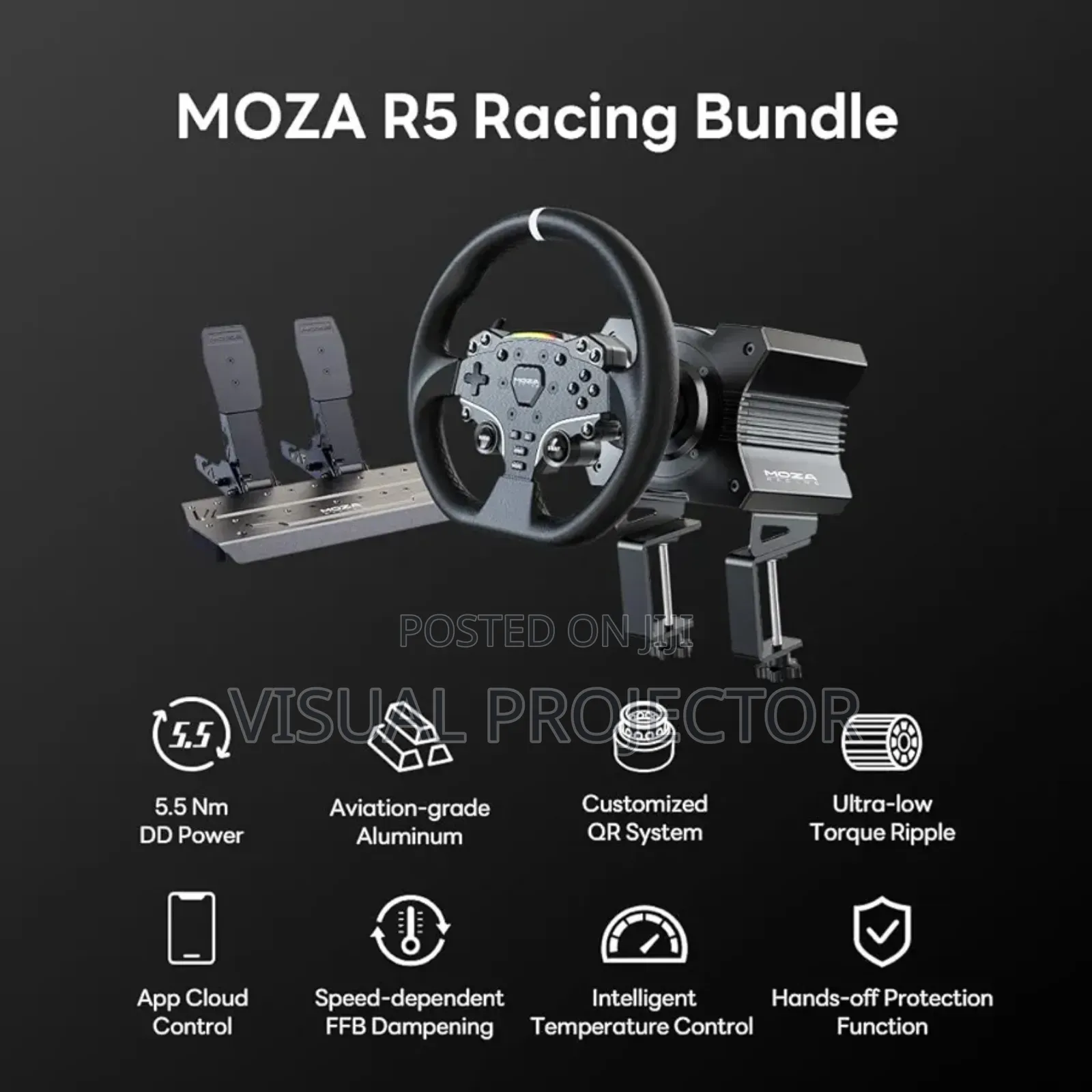 MOZA R5 All-in-One PC Gaming Racing Simulator