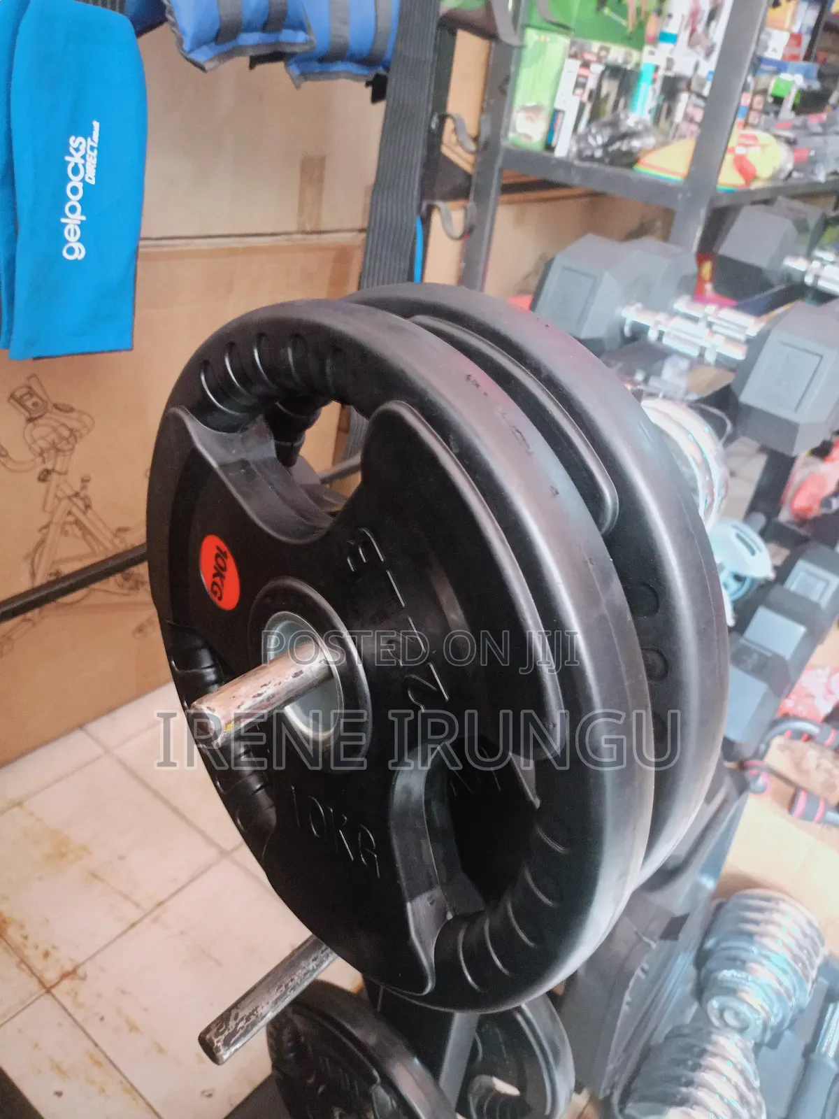 Olympic Rubber Coated Plates