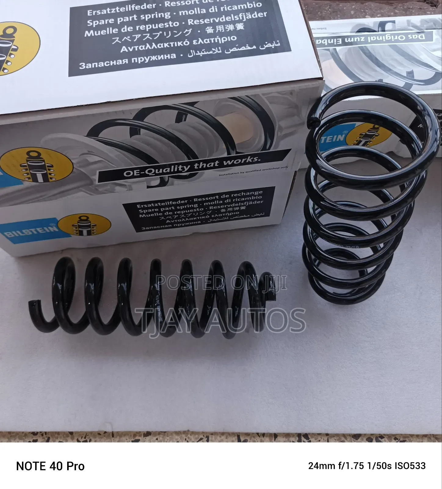 W205 Front Coil Springs