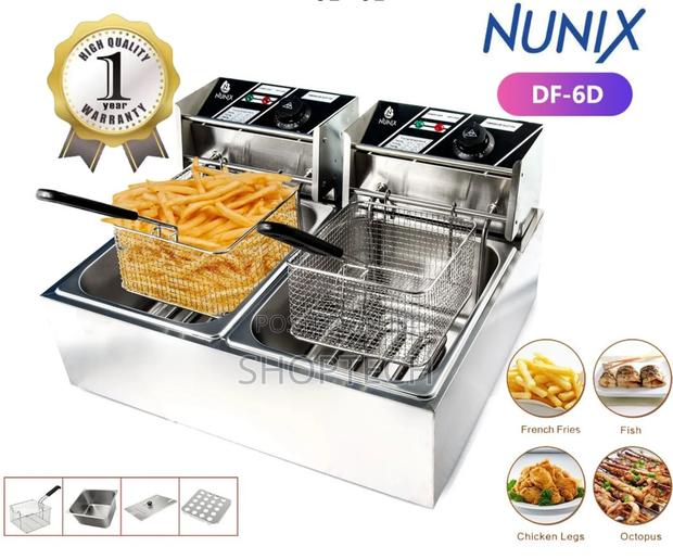 Double Nunix Fryer 12litres