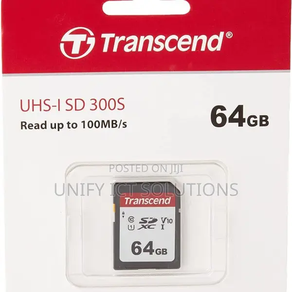 Transcend 64GB Microsd W/ Adapter