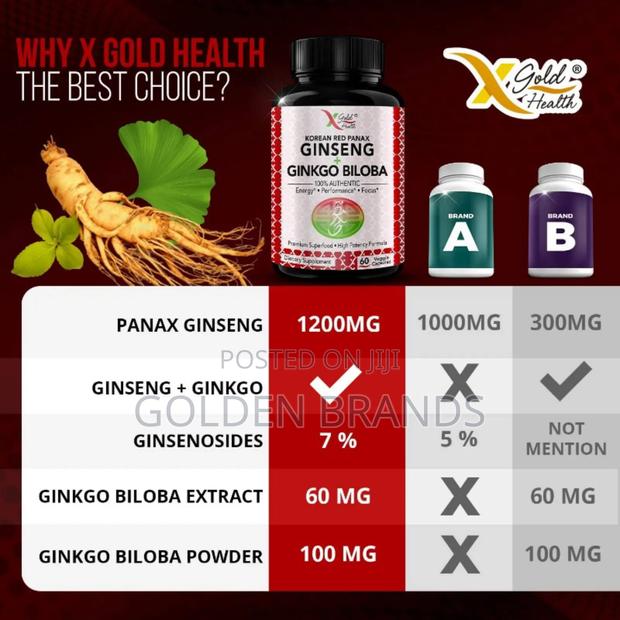 Super Korean Red Ginseng + Ginkgo Super Energy,Performance - thumbnail 3