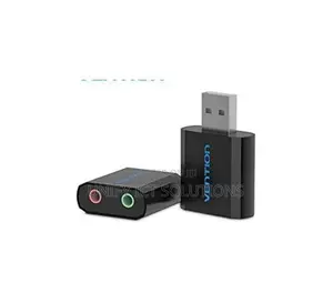 Vention USB External Sound Card Black Metal Type