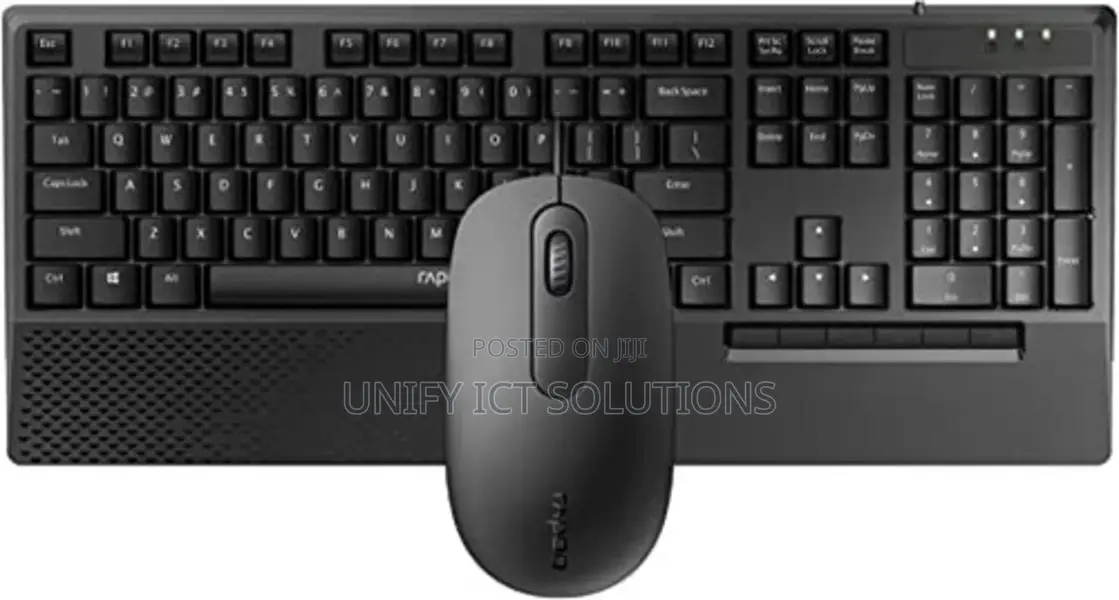 Rapoo Wired Optical Mouse Keyboard Combo NX2000