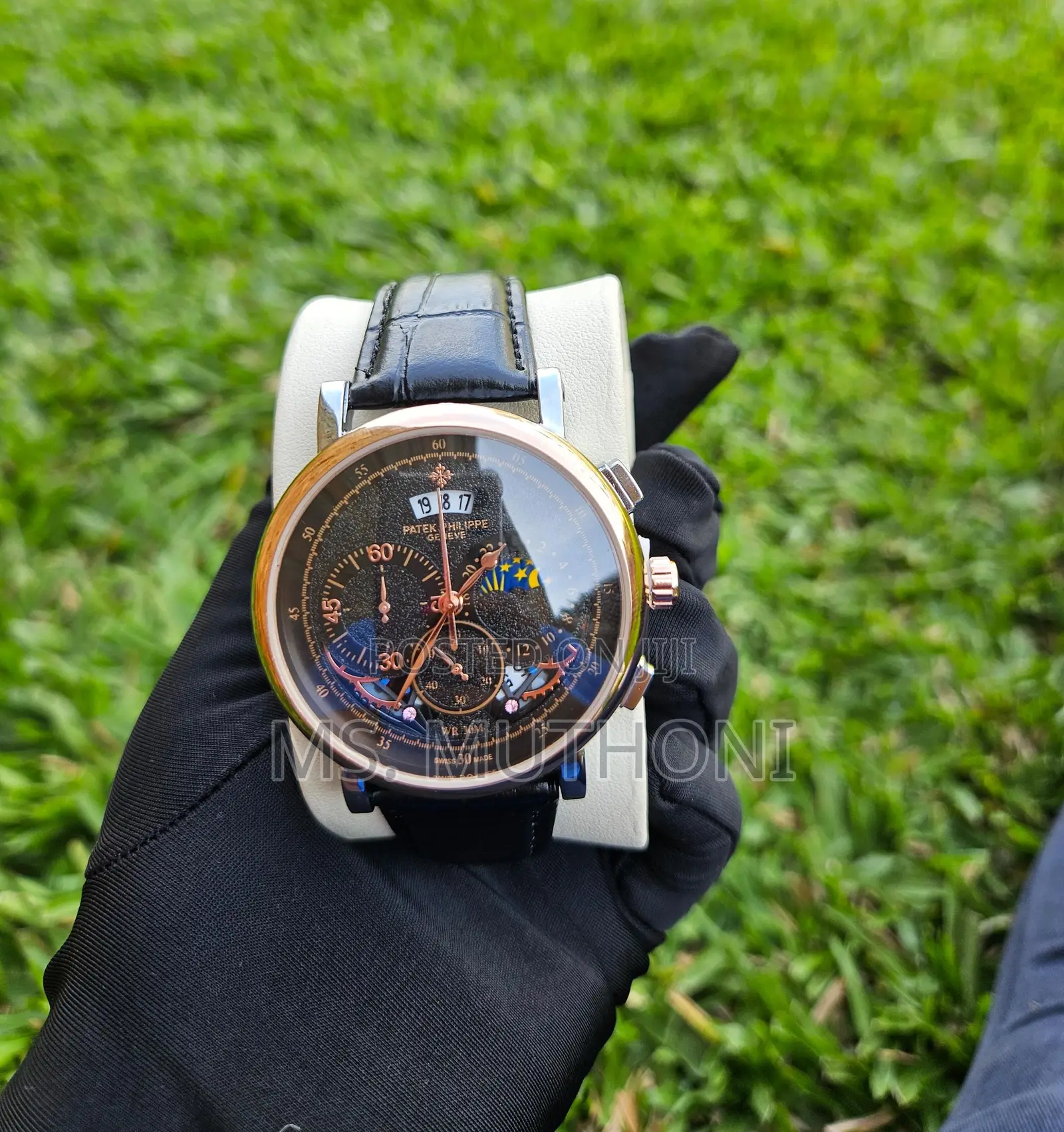 Genuine Leather Straps Patek Philippe Gents