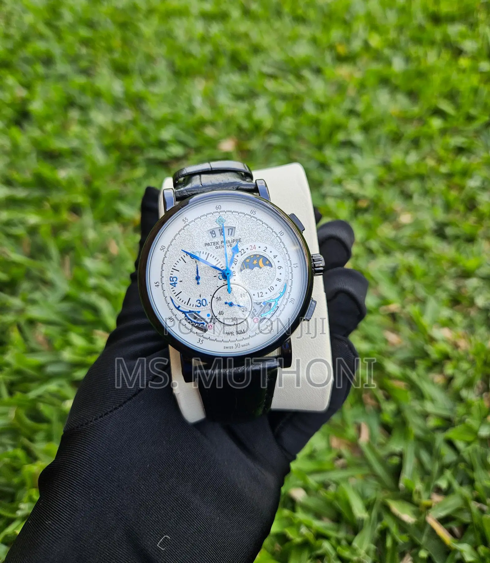 Genuine Leather Straps Patek Philippe Gents