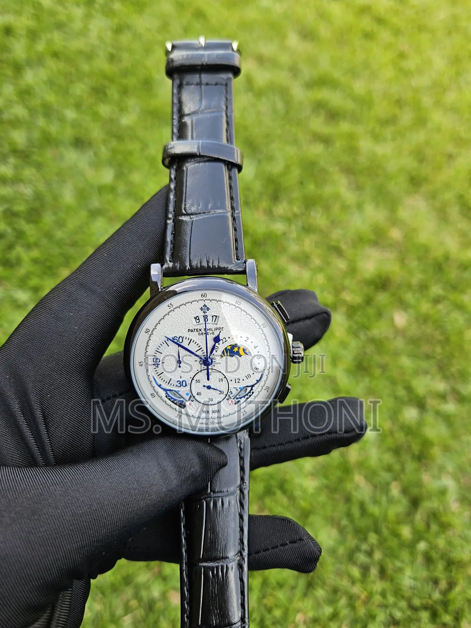 Genuine Leather Straps Patek Philippe Gents