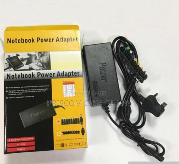 8 Connector Universal Laptop Adapter Charger With Power Cabl - thumbnail 3