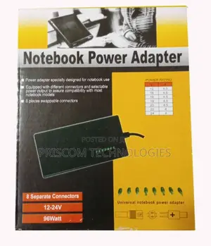 8 Connector Universal Laptop Adapter Charger With Power Cabl