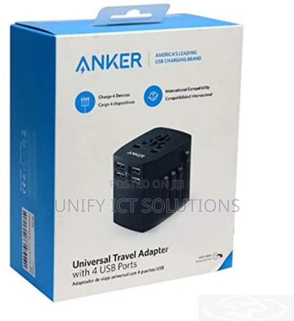 Anker Universal Travel Adapter With 4 USB Ports B2B